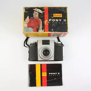 Kodak Pony II 135 Film Camera + Box + Manual - Vintage - Display - Picture 1 of 7