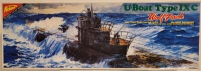 Vintage Nichimo U-boat Type IXC Wolf Pack German Submarine 1/200 Scale # 10 NOB - Image 1 of 4