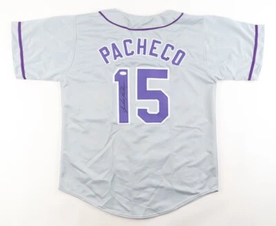 Jordan Pacheco Colorado Rockies Signed Jersey (JSA COA) Infielder / Catcher - Image 1 of 4