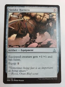 MTG Magic The Gathering Card Strider HarnessArtifact Equipment Oath of Gatewatc - Picture 1 of 2