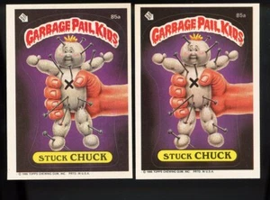 1986 Topps #85a x2) BLOCK CHUCK quasi nuovo o migliore - Foto 1 di 2