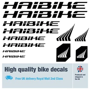 Haibike bike labels / decals / stickers, 5+ years external quality (26 pack) - Picture 1 of 6
