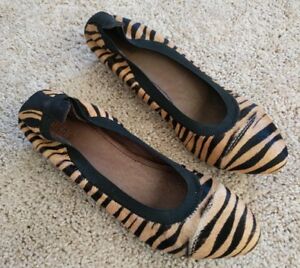 NICOLE Better Pony Hair Zebra Stripe Wedges Shoes Sz 10 NEW $99