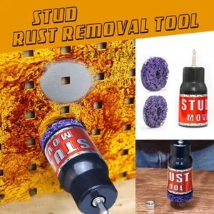 Stud Cleaner Rust Removal Tool Impact Drive Hub With NICE Grinding B2 Whee D3P7 - Picture 1 of 12