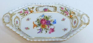 Bellissimo vassoio fiori vintage Andrea by Sadek porcellana multicolore - Foto 1 di 5
