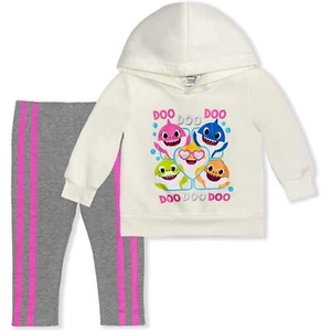 Nickelodeon Girl's 2-Piece Baby Shark Pullover Hoodie and Legging Set, 24 months - Picture 1 of 5