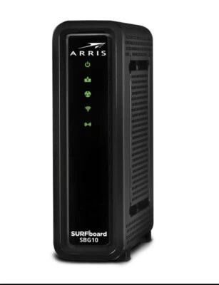 ARRIS SURFboard SBG10 DOCSIS 3.0 16 x 4 Gigabit Cable Modem - Image 1 of 2