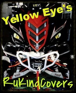 2020 Yamaha Raptor 700/450/350 YELLOW EYES HeadLight Covers RuKind  ALL YEARS - Bild 1 von 11