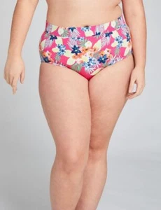 Lane Bryant Cacique High Waist Swim Brief 28 - Picture 1 of 3