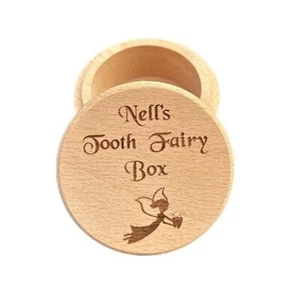 Portamonete ricordo fata dei denti inciso personalizzato nuovo regalo battesimo bambino - Foto 1 di 4