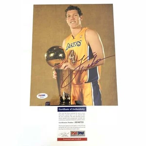 Luke Walton signed 8x10 photo PSA/DNA Los Angeles Lakers Autographed - Picture 1 of 3