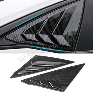 2PCS For Honda Civic 11th Gen 2022-2025 Side Vent Window Scoop Louver Cover Trim - Picture 1 of 9