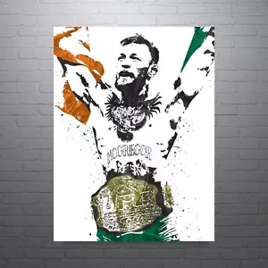 Stampa sportiva Conor McGregor MMA, uomo grotta-SPEDIZIONE GRATUITA USA - Foto 1 di 6
