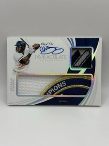2019 Immaculate Collection Baseball Christina Stewart 1/1 Patch Auto  - Bild 1 von 2