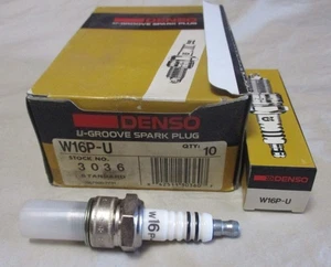 NOS Denso No. W16P-U (3036) Non- Resistor U-Groove Spark Plug Box of 10 - Picture 1 of 1