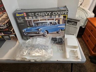 Revell 1:12 Scale 1957 Chevrolet Coupe Stock or Drag Sealed Inside Model Kit - Image 1 of 4