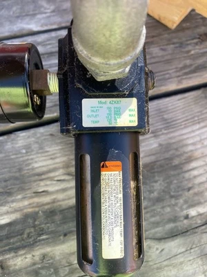 Speedaire 4Zk87 Filter/Regulator,80 Cfm, 150Psi With Dual Manifold - Image 1 of 4