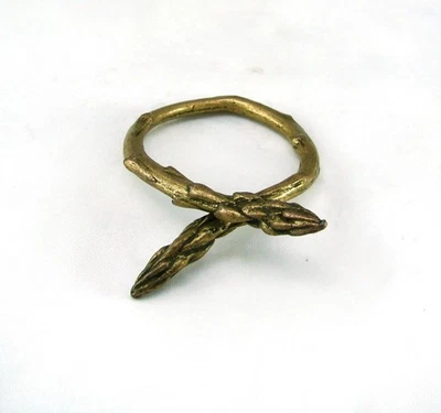 Anelli Per Tovagliolo In Ottone Lot Di 3 - Immagine 1 di 3