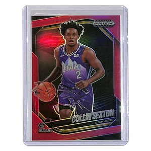 2024-25 Prizm Black Collin Sexton Red Prizm /299 Utah Jazz #25 - Picture 1 of 2