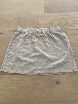 Falda Patagonia Mujer S Gris Mini Cordón Pull On Mezcla de Cáñamo Playa Viaje Foto 1 de 4