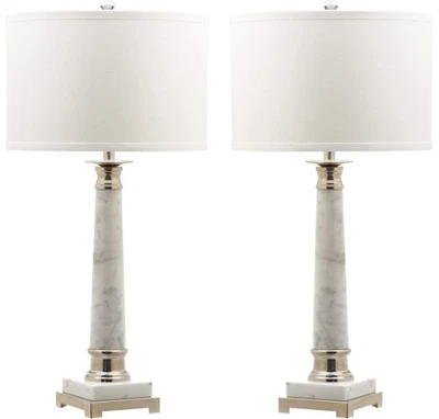 Colección Iluminación Colleen Moderno Mármol Blanco 31 pulgadas Dormitorio Salón H... Foto 1 de 4