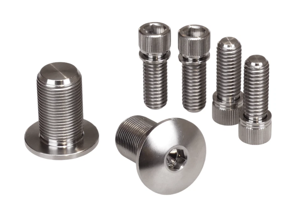 Titanium Crank Hardware Kit for NEW GT alloy Power Series Crankset (SILVER) - Image 1 of 1