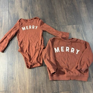 Little Co by Lauren Conrad Merry Baby Christmas Pullover Crewneck Sweatshirt 24m - Bild 1 von 7