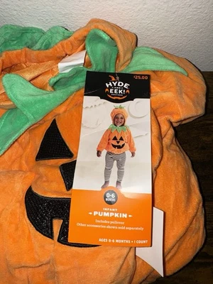 Hyde and Eek Boutique Pumpkin Infant Carrier Costume Size 0- 6 Months NWT - Image 1 of 3