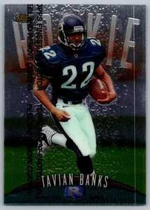 1998 Finest Tavian Banks Rookie Jacksonville Jaguars #123 - Picture 1 of 2
