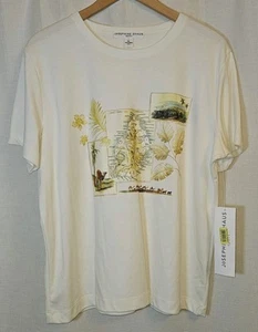 VTG Josphine Chaus Sport Top S/S Graphic Print Size XL Desert Camels Travel AA5 - Afbeelding 1 van 6