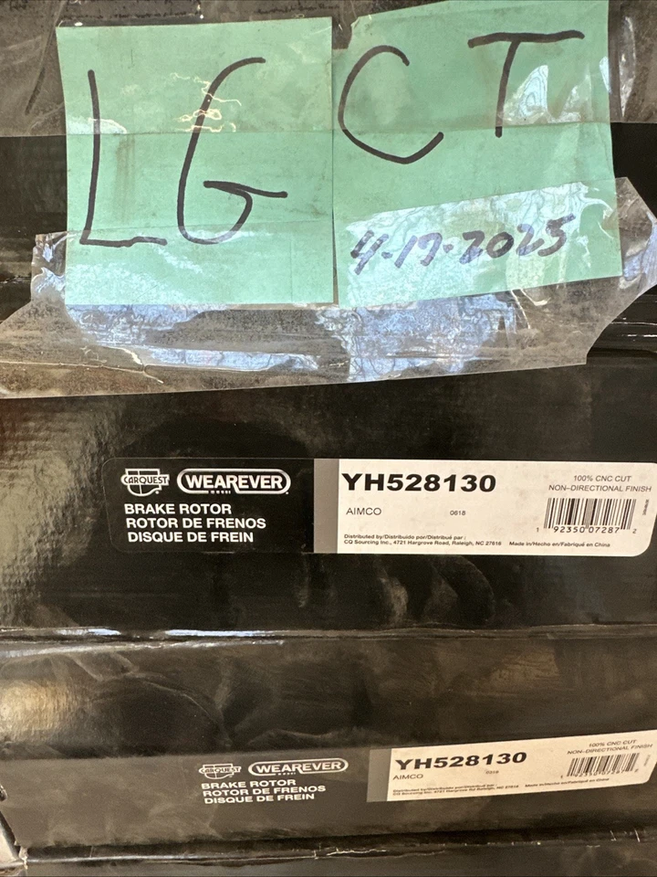 Disc Brake Rotor CARQUEST Wearever Yh528130 - Image 1 of 1