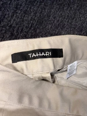 Tahari Mujer Oyster Terry Pantalón (Talla 14) Foto 1 de 4