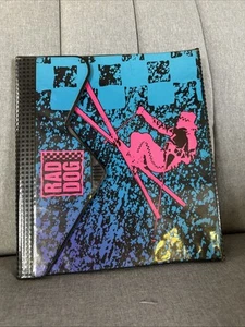 Vintage Rare RAD DOG Mead Trapper Keeper Data Center 3 Ring Binder Folder⛷️ Ski - Bild 1 von 14