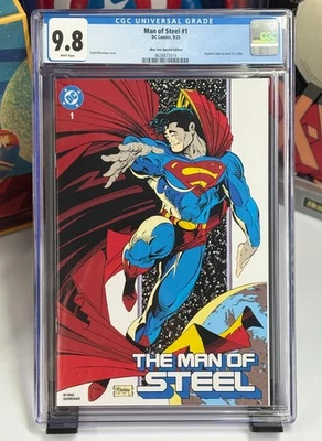 Man of Steel #1  CGC 9.8 McFarlane Cvr SDCC 2025 Exclusive Limited to 500 - Image 1 of 3