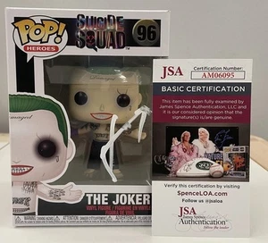 JARED LETO SIGNIERT THE JOKER SUICIDE SQUAD FUNKO POP FIGUR + JSA COA - Bild 1 von 2