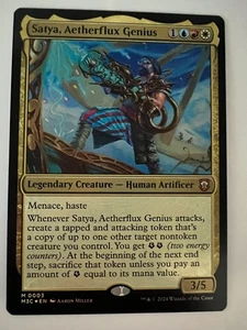 Satya, Aetherflux Genius (Commander) M 0003 M3C Foil - Picture 1 of 1