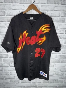 VTG MAJESTIC HEAT #27 Mesh Jersey Mens XXL USA - Picture 1 of 6