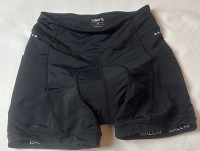 Nuevo con etiquetas Pantalones Cortos de Bicicleta Acolchados Baleaf para Mujer Ciclismo Negros Bolsillos UPF50+ Medianos Foto 1 de 4