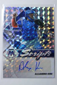 2022 Panini Mosaic - Scripts Alejandro Kirk Auto #SC-KI Mosaic Prizm (AU) - Picture 1 of 2