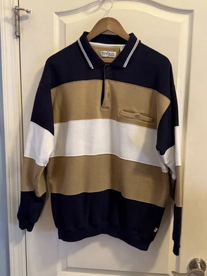 Sudadera Polo Deportiva Vintage Penguin Y2K Grande Retro Foto 1 de 3