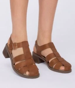 Dr. Scholl’s Size 10 Women’s Brown Strappy Sandals - Picture 1 of 11