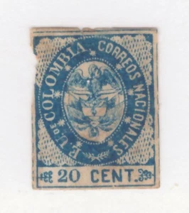 Colombia Scott# 39 20c MH Scott=$67 - Picture 1 of 1