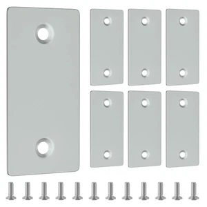 Placa de llenado de orificio de borde de puerta, cubierta de orificio de puerta, 1-1/8 × 2-1/4 pulgadas Deadbolt Hole Co... - Imagen 1 de 6