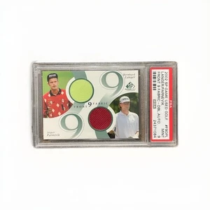 Langer/ Parnevik 2002 Upper Deck SP Game Used FRONT 9 JERSEY PSA Graded 9 - Picture 1 of 4