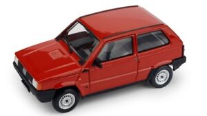 Miniature voiture auto 1:43 Brumm Fiat panda 750L 1986 Rouge diecast Véhicules
