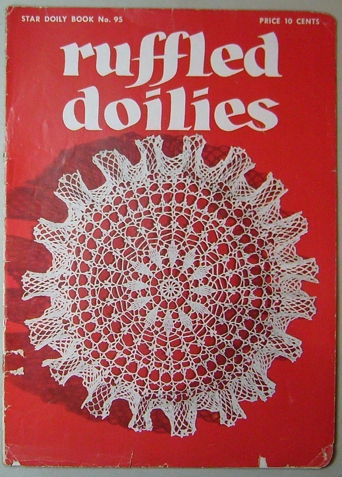 Crochet Pattern Book Coats & Clarks Ruffled Doilies Book No. 95 - Image 1 of 1
