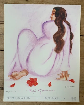 R.C. 1988 PÓSTER LITOGRÁFICO FIRMADO A MANO POR GORMAN "KIANA" GALERÍA GRYCNER ORIGINAL Foto 1 de 4