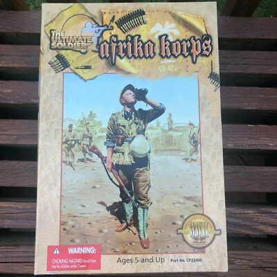 21 世纪终极士兵非洲军团德国可动人偶 12 英寸全新无标签 — 第 1/4 张图片