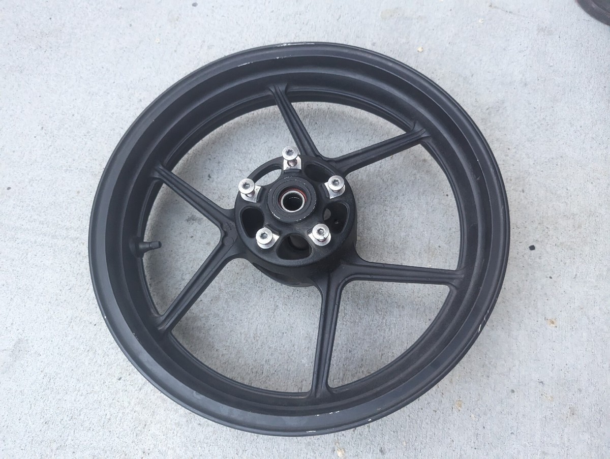 04-05 ZX10R BLACK OEM FRONT WHEEL RIM #0804 2004 2005 | eBay