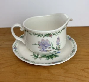 Noritake Gala Cuisine Wintergarten Sauciere mit Unterteller 7915 2 Stück Set - Bild 1 von 5